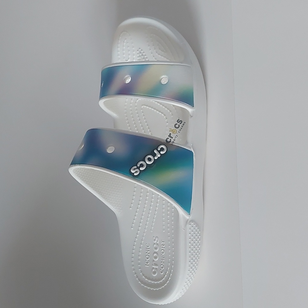 Crocs Classic solarized tie Dye‎ two strap sandals women's 11 / Men's 9